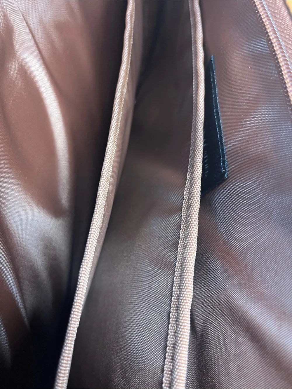 Wilsons Tan Leather Messenger Padded Laptop Bag Briefcase Strap & Pockets NEW